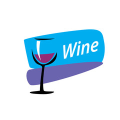 vector wine logo