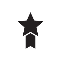 medal with star icon.