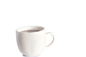 one cup of hot tea
