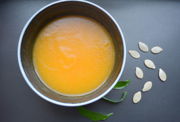 pumpkin soup, healthy food, healthy food, vegetable dish, vegetarian, cooking 
