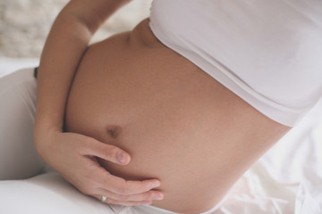 Fototapeta na wymiar Pregnant woman.