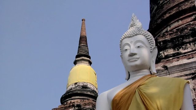 Buddha Statues at Wat Yai Chaya Mongkol, Ayuthaya