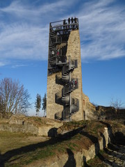 czech unique tower Orlik near the Humpolec