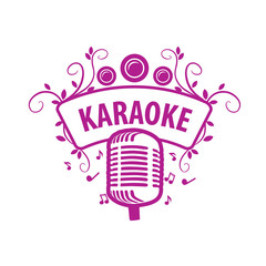 vector logo karaoke