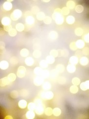 Abstract Gold, white and grey light bokeh background for Xmas, Valentine, New Year, Easter or special event and moment
