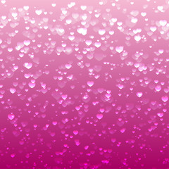 hearts pink background,  hearts bokeh background