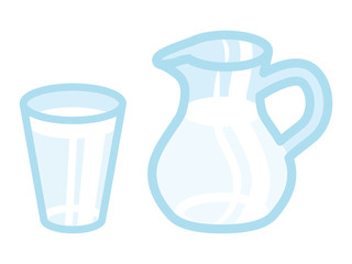 ミルクとミルクピッチャー - Milk and Pitcher