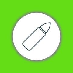 Bullet icon vector