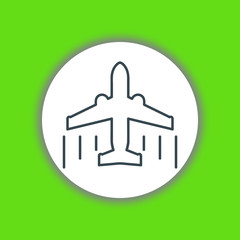 Air plane icon vector