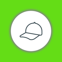 Cap icon vector