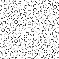 seamless pattern memphis style background