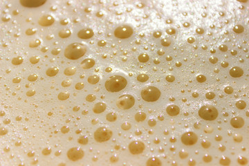 Natural background egg white foam. Whipped protein foam for cake