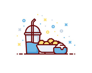 Dumpling vector illustration
