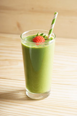 fresh green smoothie.