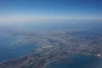 うるま市　上空