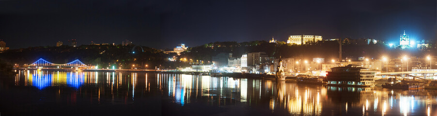 Fototapeta na wymiar kyiv city night. Night cityes