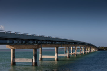 Fototapeta na wymiar Bridges in Islamorada, in the Florida Keys, USA