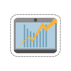 computer business icon design, vector illustration image