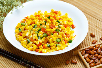 Sauteed Sweet Corn with Pine Nuts