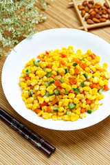 Sauteed Sweet Corn with Pine Nuts