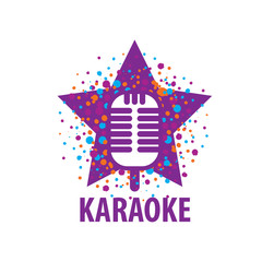 Fototapeta na wymiar vector logo karaoke