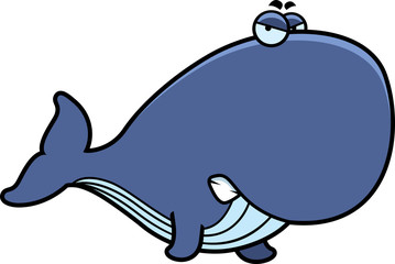 Angry Cartoon Whale