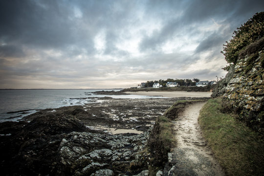 Loire Atlantique - Bord de mer en fin de journ&eacute;e