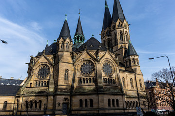 Fototapeta na wymiar Ringkirche Wiesbaden
