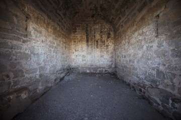 Rock  Walls and Dirt Floor