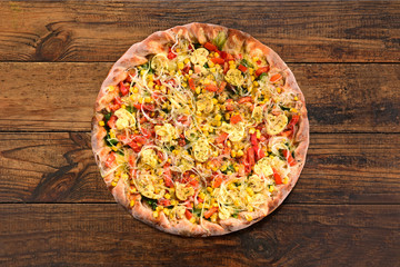 Vegetables pizza