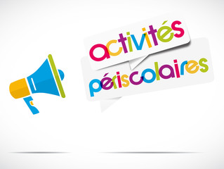mégaphone : activités périscolaires