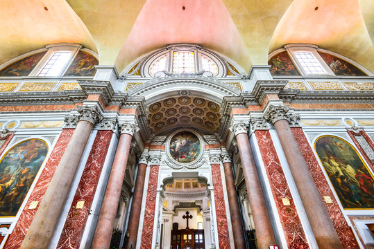 Rome, Italy - Basilica of Santa Maria Degli Angeli E Dei Martiri