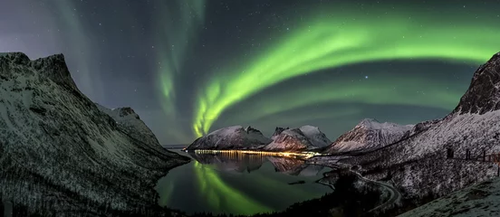 Selbstklebende Fototapete Nordlichter Polarlicht