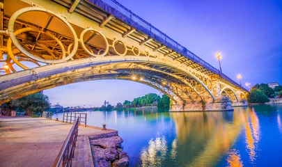 Zelfklevend Fotobehang The Bridge of Triana © LucVi