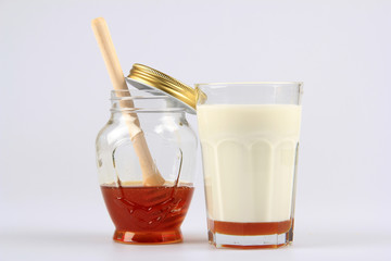 Jar Of Honey And Milk