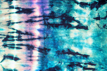 tie dye on cotton fabric texture
