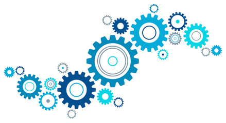 Linked Cogwheels Design