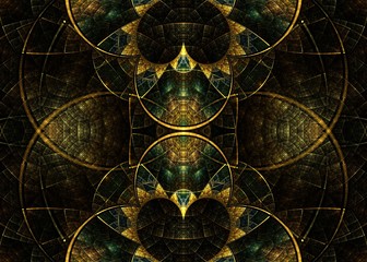 Fractal Metallic Pattern  -  Fractal Art 