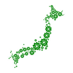 Japan Vector Map
