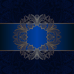 Vector vintage ornamental background.