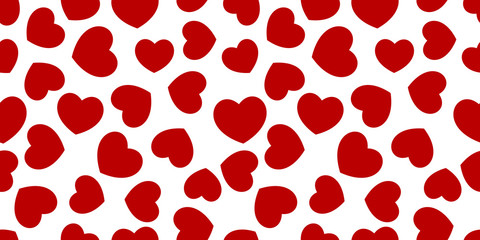 seamless decorative hearts