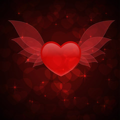 heart with wings