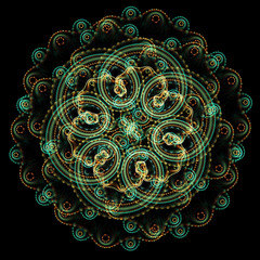 Filigree  Fractal  Mandala    - Fractal Art