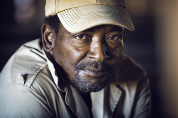 Close up portrait of man