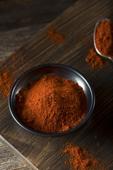 Raw Organic Red Paprika Spice