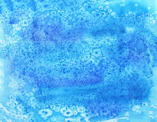 Watercolor abstract painting.