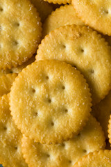 Round Salty Yellow Crackers