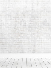 Modern bright interior . 3D rendering