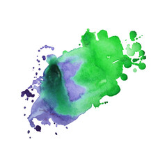 Abstract hand drawn watercolor background