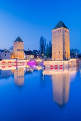 Ponts couverts à Strasbourg, France